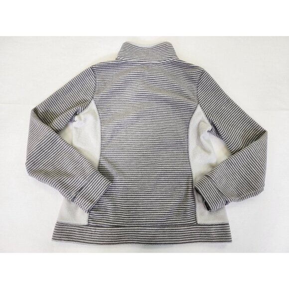 Old Navy fleece jacket womens Medium full zip pockets Gray Adults Long Sleeve - Picture 10 of 11